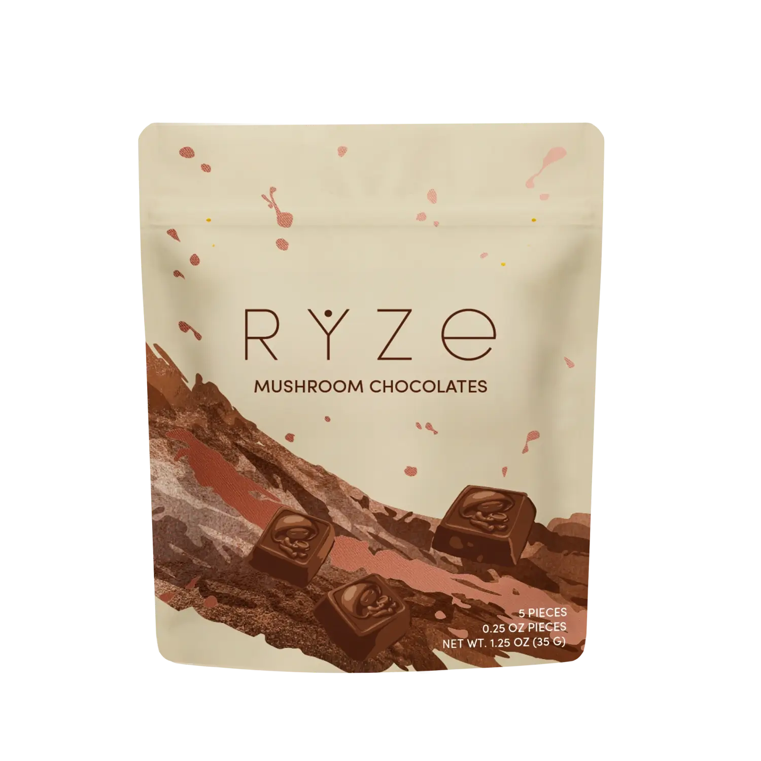 FREE Mushroom Chocolates Rye (5 pieces) E3