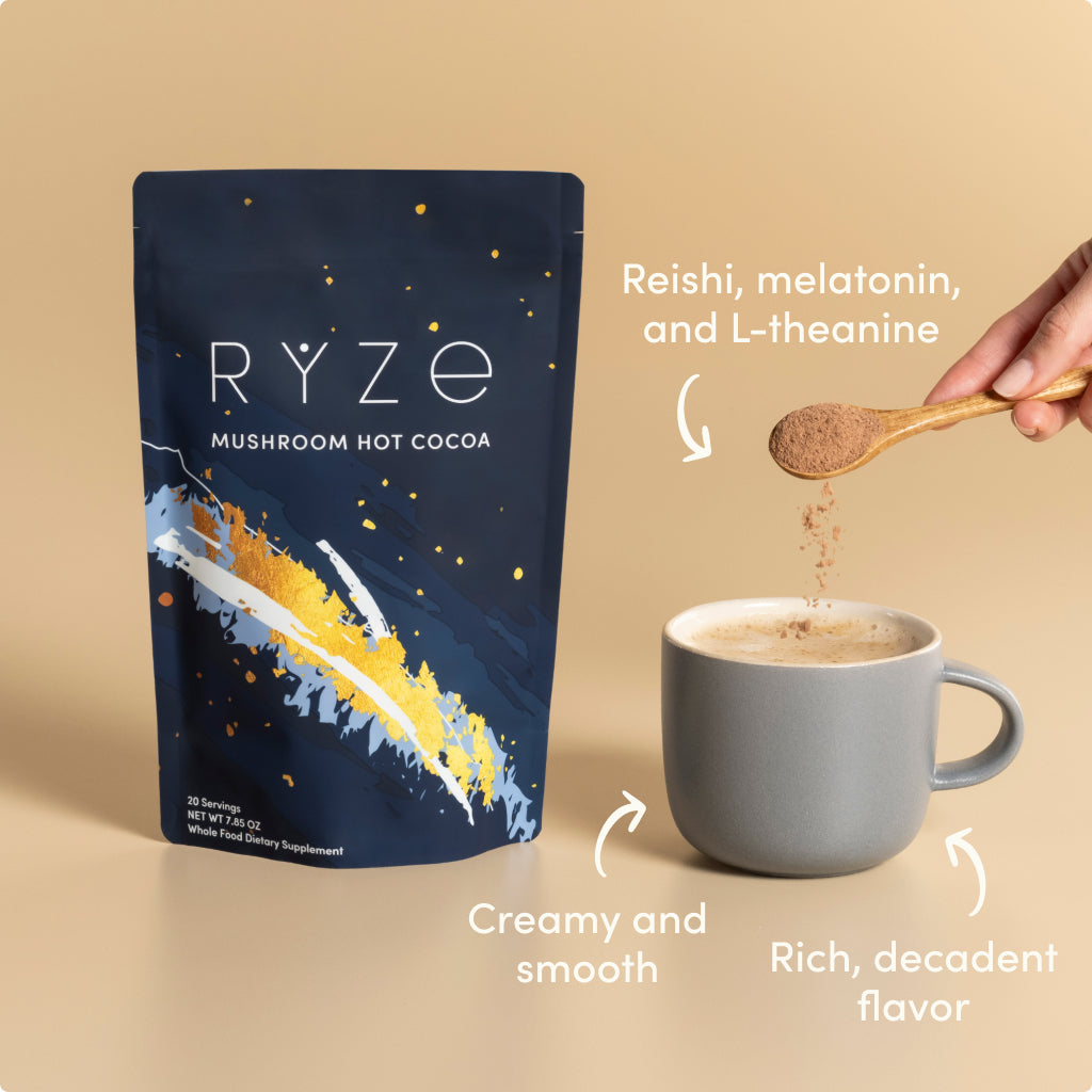 RYZE Nighttime Mushroom Cocoa Starter Bag Z6