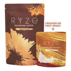 Mushroom Coffee + Caramel Creamer Set U2