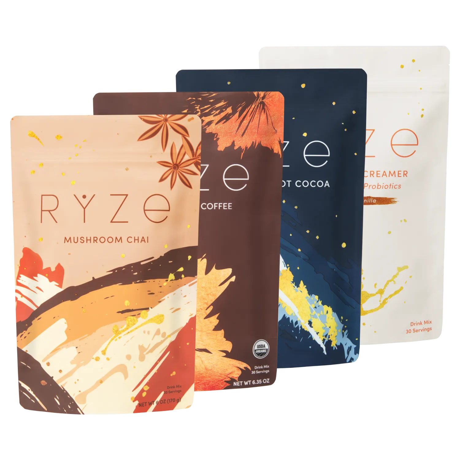 Ultimate Elevate + Unwind Bundle: Chai + Coffee + Cocoa U7