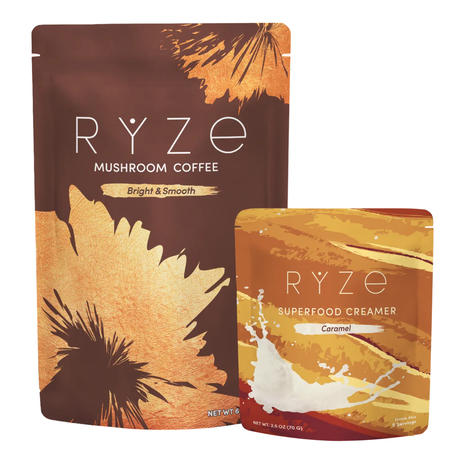 Mushroom Coffee + Caramel Creamer Set U2