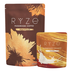 Mushroom Coffee + Caramel Creamer Set U2