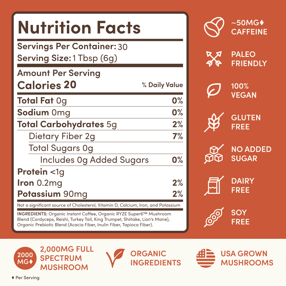 Mushroom Coffee (30 Servings) D8