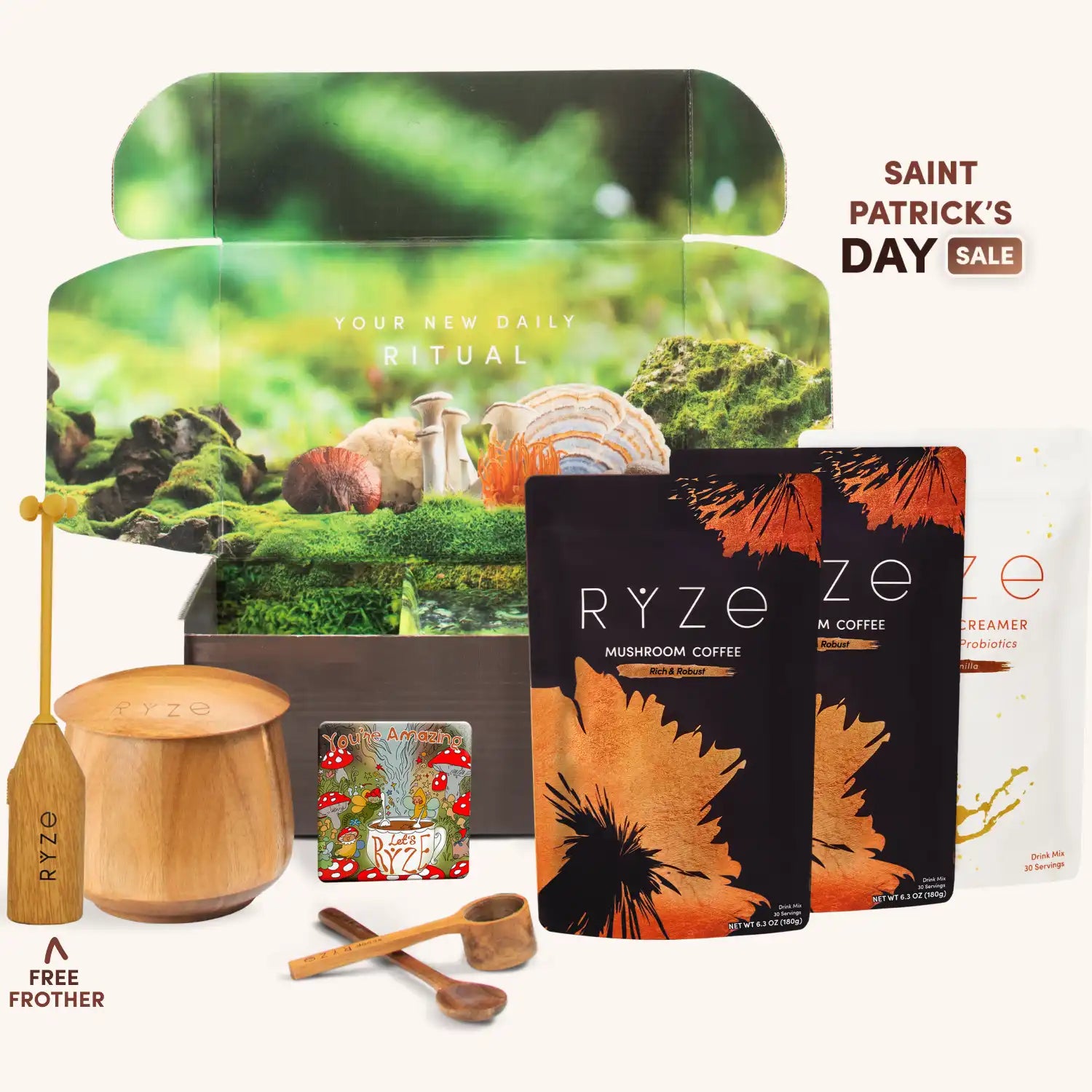 Mushroom Coffee Ritual Set Y0