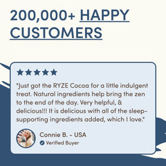 RYZE Mushroom Hot Cocoa — Organic Instant Cocoa with L-Theanine & Melatonin, 20 Servings A5