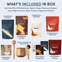 RYZE Ritual Set: Cocoa + Coffee O0