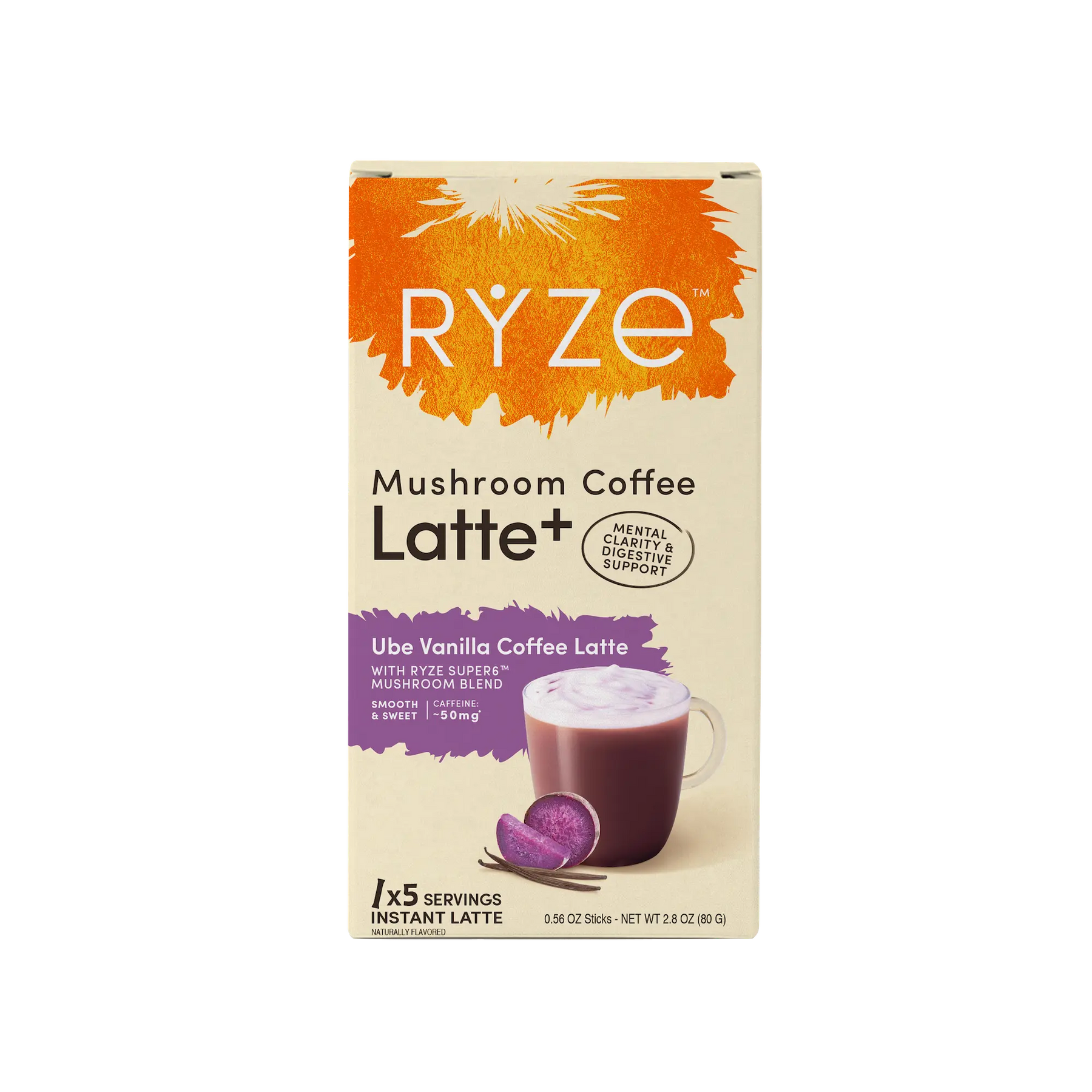 Ube Vanilla Coffee Latte Carton M4