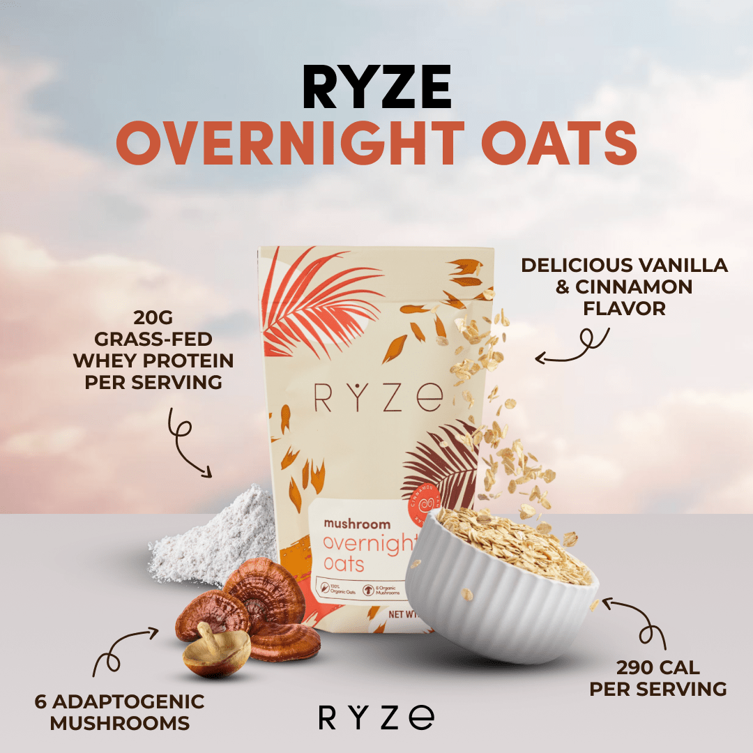 Mushroom Overnight Oats Pack (14 Servings) E6