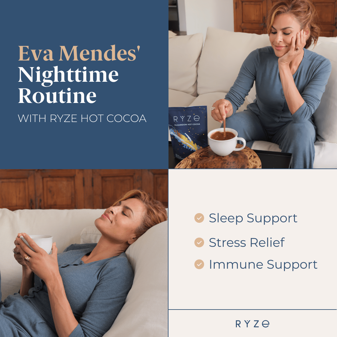 RYZE Hot Cocoa - with 6 Sleep Superfoods to Help Fall Asleep and Stay Asleep Y4