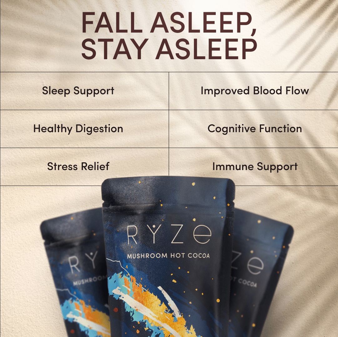 RYZE Hot Cocoa - with 6 Sleep Superfoods to Help Fall Asleep and Stay Asleep Y4